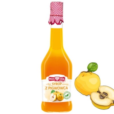 Polska Róża Domowy SYROP Z PIGWOWCA pigwowiec 500ml