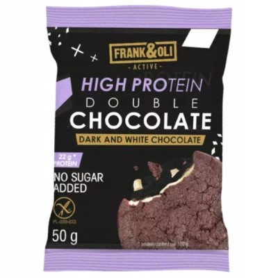 Frank&Oli CIASTKO PROTEINOWE Double Chocolate CZEKOLADA