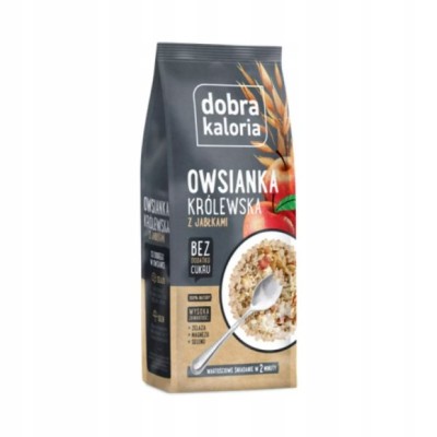 DOBRA KALORIA - OWSIANKA KRÓLEWSKA Z JABŁKAMI 320g