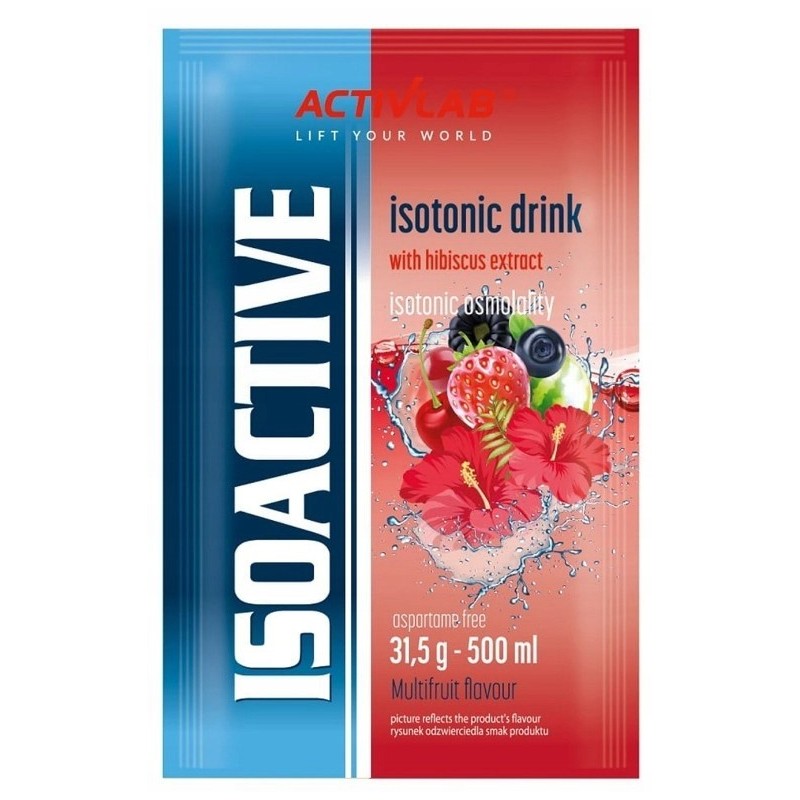 ISOACTIVE Izotonik WIELOOWOCOWY  31,5g 1 sztuka nr16