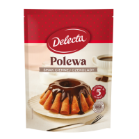 DELECTA POLEWA CZEKOLADOWA do CIAST TORTÓW ciemna czekolada