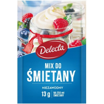 DELECTA MIX DO ŚMIETANY 13g zagęstnik w proszku