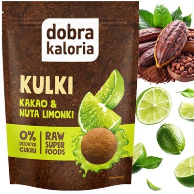 Dobra kaloria KULKI KAKAO NUTA LIMONIKI wege SUPERFOOD bez