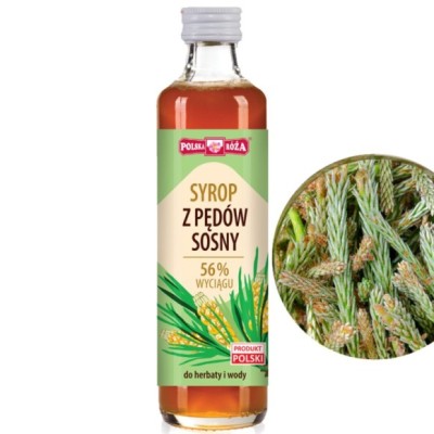 Polska Róża Domowy Naturalny SYROP Z PĘDÓW SOSNY sosnowy