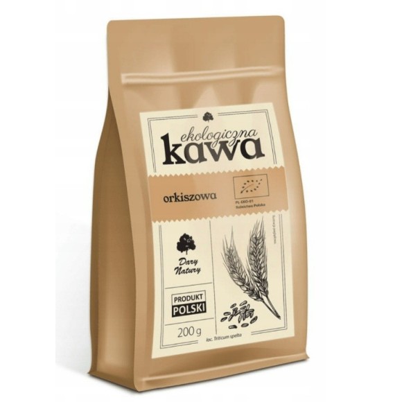 KAWA ORKISZOWA zbożowa ekologiczna EKO BIO 200g 0,2kg DARY