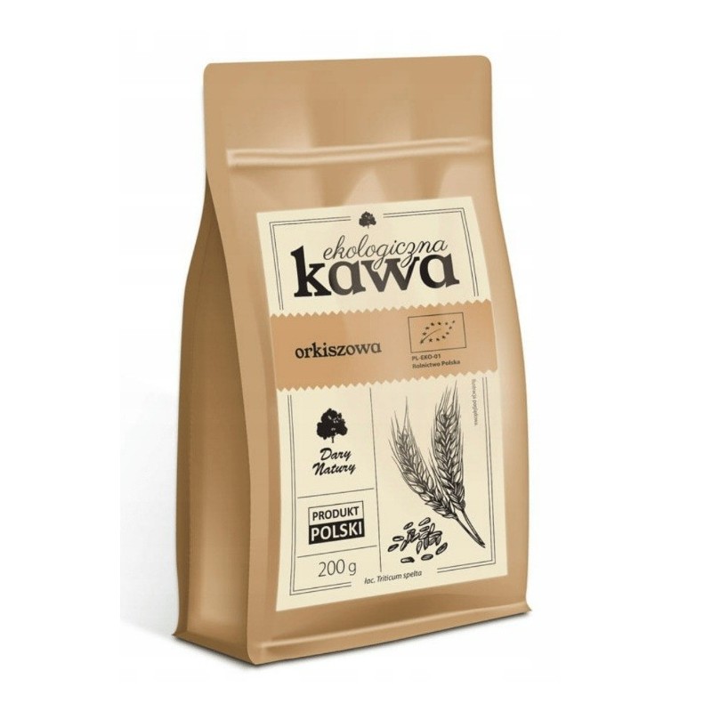 KAWA ORKISZOWA zbożowa ekologiczna EKO BIO 200g 0,2kg DARY