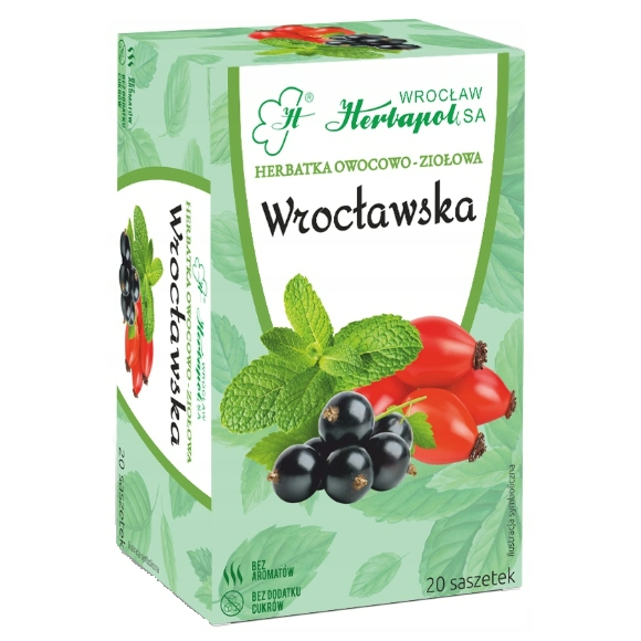 Herbapol WROCŁAWSKA herbata owocowo ziołowa 20szt x 3g