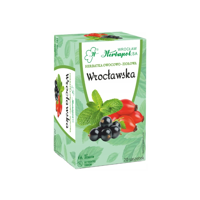 Herbapol WROCŁAWSKA herbata owocowo ziołowa 20szt x 3g