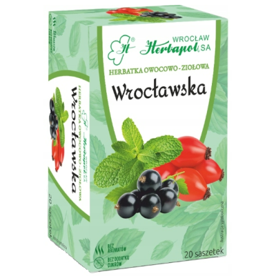Herbapol WROCŁAWSKA herbata owocowo ziołowa 20szt x 3g