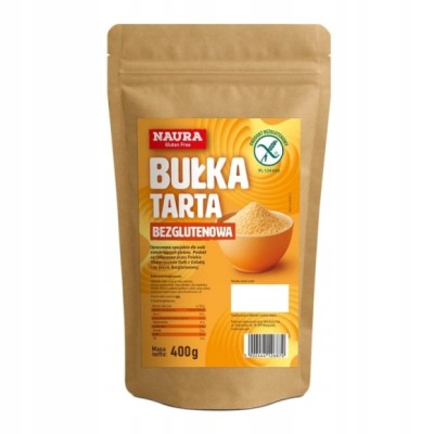 Naura BEZGLUTENOWA BUŁKA TARTA 400g 0,4kg Gluten Free