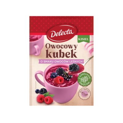 Delecta OWOCOWY KUBEK KISIEL INSTANT owoce leśne