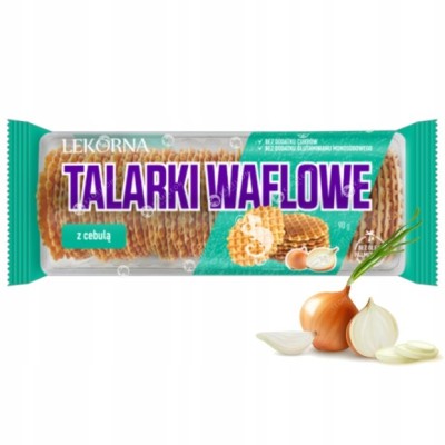 Lekorna TALARKI WAFLOWE z CEBULĄ 90g bez cukru glutaminianu
