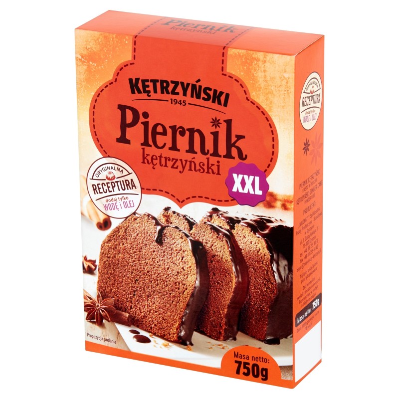 KĘTRZYŃSKI PIERNIK XXL 750g mieszanka do wypieku ciasta