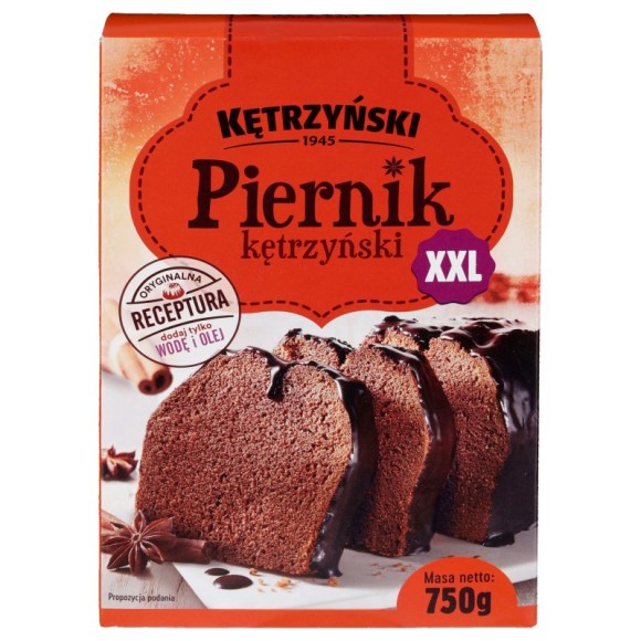 KĘTRZYŃSKI PIERNIK XXL 750g mieszanka do wypieku ciasta