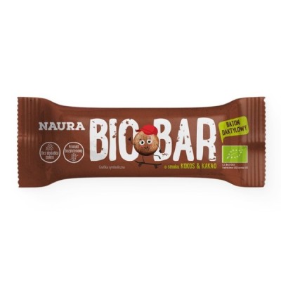 Naura BATON KAKAO & KOKOS BIO BEZ GLUTENU BEZ DODATKU CUKRU