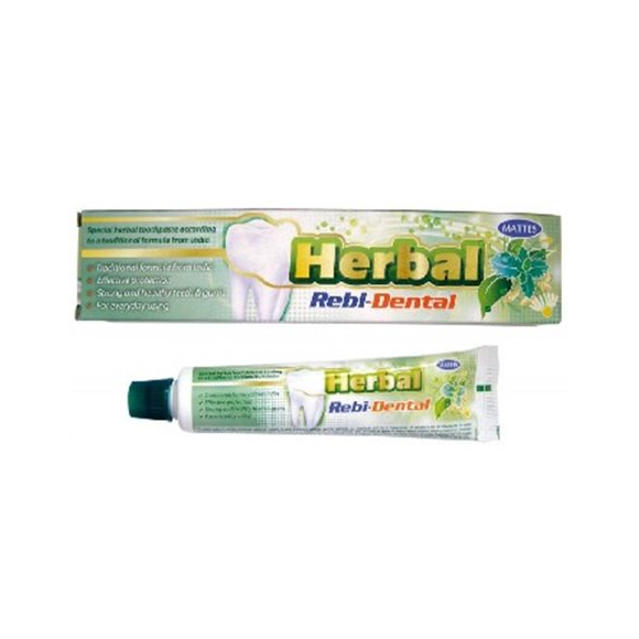 PASTA DO ZĘBÓW REBI-DENTAL HERBAL ZIOŁOWA bez fluoru tubka