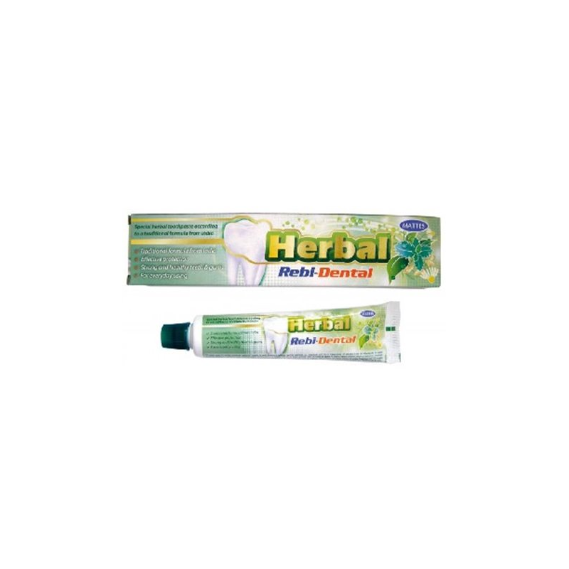 PASTA DO ZĘBÓW REBI-DENTAL HERBAL ZIOŁOWA bez fluoru tubka