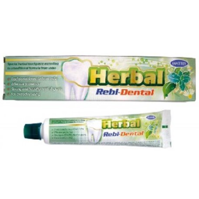 PASTA DO ZĘBÓW REBI-DENTAL HERBAL ZIOŁOWA bez fluoru tubka