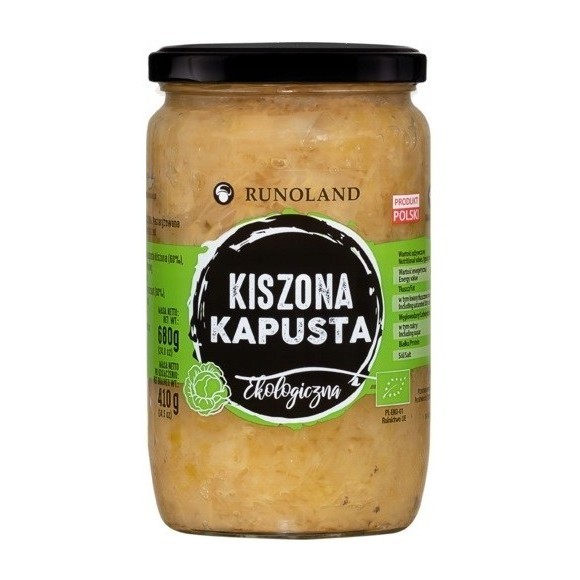 Runoland KAPUSTA KISZONA ekologiczna 680g