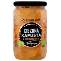 Runoland KAPUSTA KISZONA z MARCHEWKĄ ekologiczna 680g