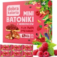 Dobra kaloria MINI BATONIKI z nerkowców TARTA MALINOWA bez