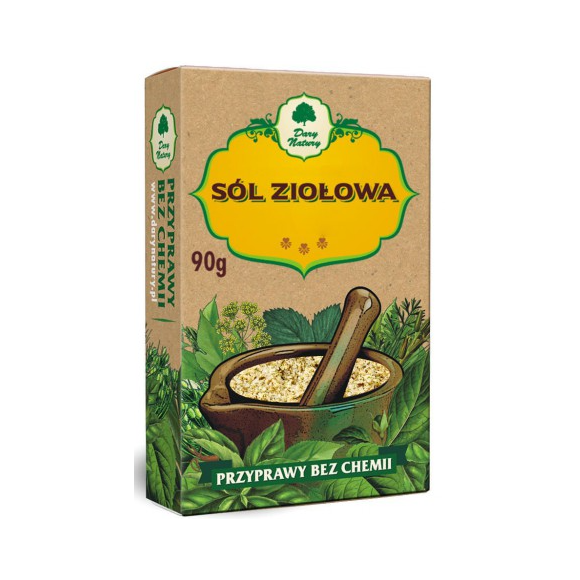 SÓL ZIOŁOWA czosnek lubczyk cebula pietruszk oregano cząber