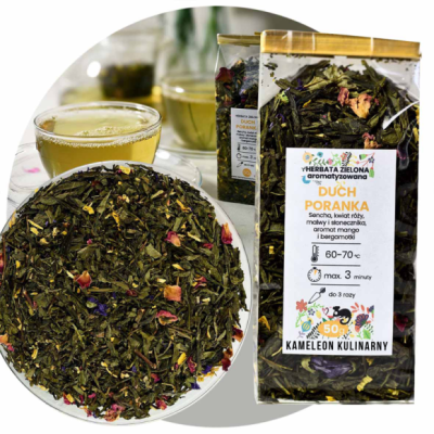 KAMELEON KULINARNY HERBATA zielona aromatyzowana DUCH