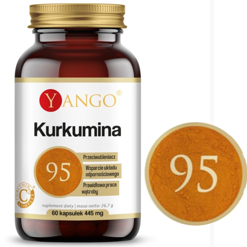 Yango KURKUMINA 95 plus PIPERYNA 60 kapsułek
