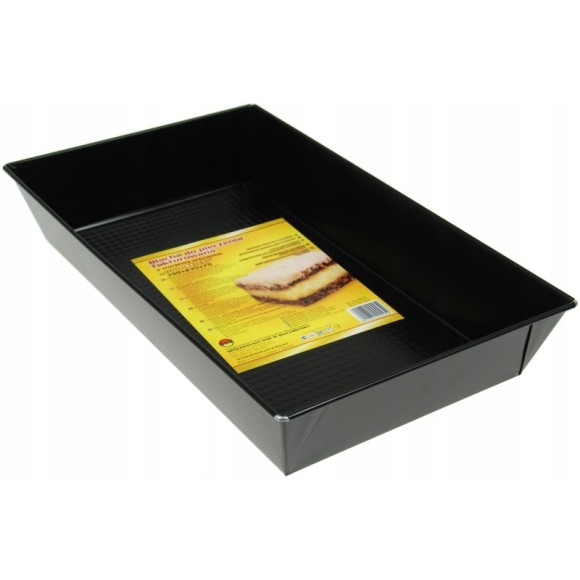 FORMA BLACHA DO PIECZENIA bardzo duża 39x23,5x7cm CZARNA