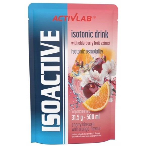 ISOACTIVE Izotonik WIŚNIA z POMARAŃCZĄ 31,5g 1 sztuka nr12