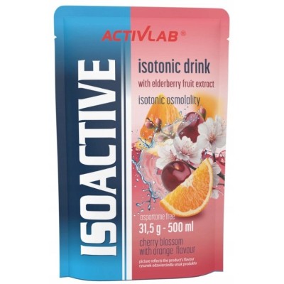 ISOACTIVE Izotonik WIŚNIA z POMARAŃCZĄ 31,5g 1 sztuka nr12