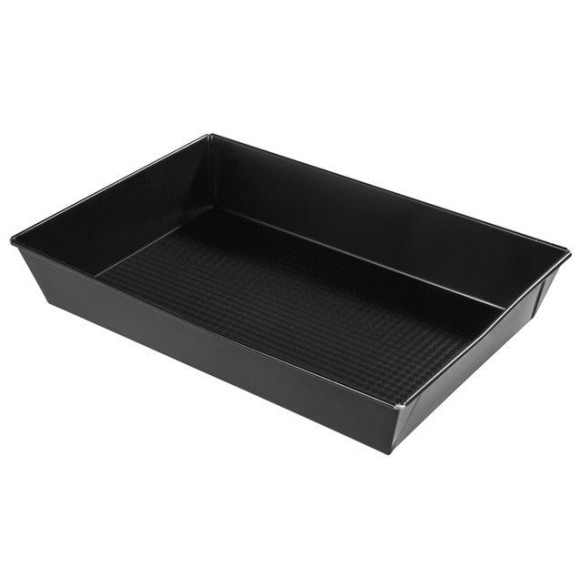 FORMA BLACHA DO PIECZENIA bardzo duża 39x23,5x7cm CZARNA