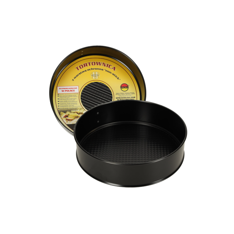 TORTOWNICA OKRĄGŁA ROZPINANA nonstick wyjmowane dno fi24 24