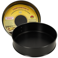 TORTOWNICA OKRĄGŁA ROZPINANA nonstick wyjmowane dno fi24 24