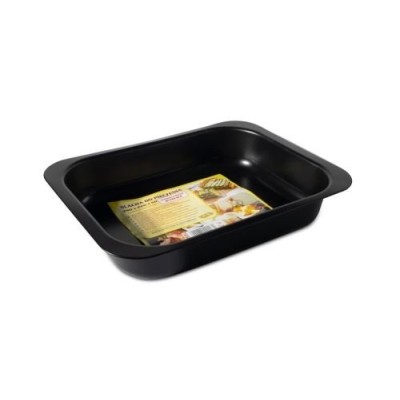 FORMA BLACHA DO PIECZENIA prostokąt duża solidna 29x22x6cm