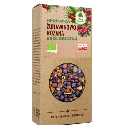 ŻURAWINOWO RÓŻANA herbata owocowa EKO DARY NATURY 100G
