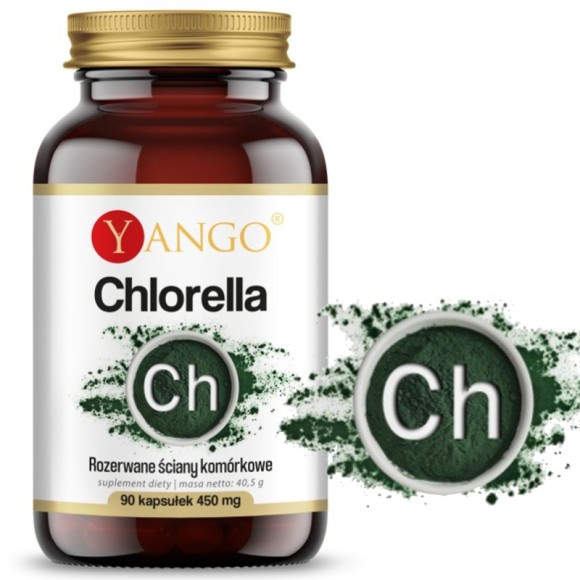 Yango CHLORELLA przerwane ściany komórkowe wsparcie