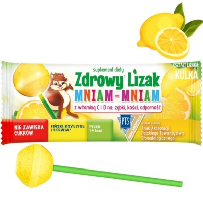 Starpharma ZDROWY LIZAK KULKA cytrynowy CYTRYNA witamina C