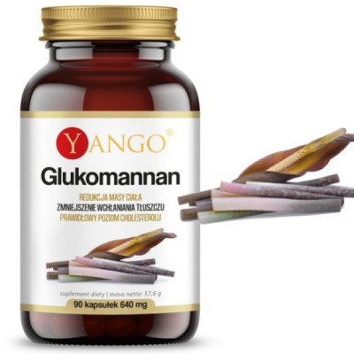 Yango GLUKOMANNAN błonnik wsparcie ODCHUDZANIE CHOLESTEROL