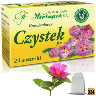 Herbapol ZIOŁA HERBATKA ZIOŁOWA CZYSTEK FIX ziele CZYSTKA