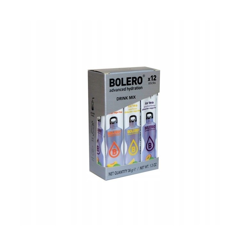 12X BOLERO DRINK NAPÓJ w proszku 3G ICE TEA MIX ZESTAW