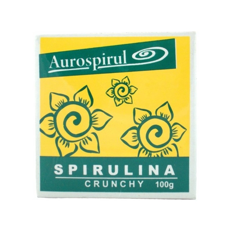 SPIRULINA CRUNCHY witaminy minerały superfoods 100g 0,1KG