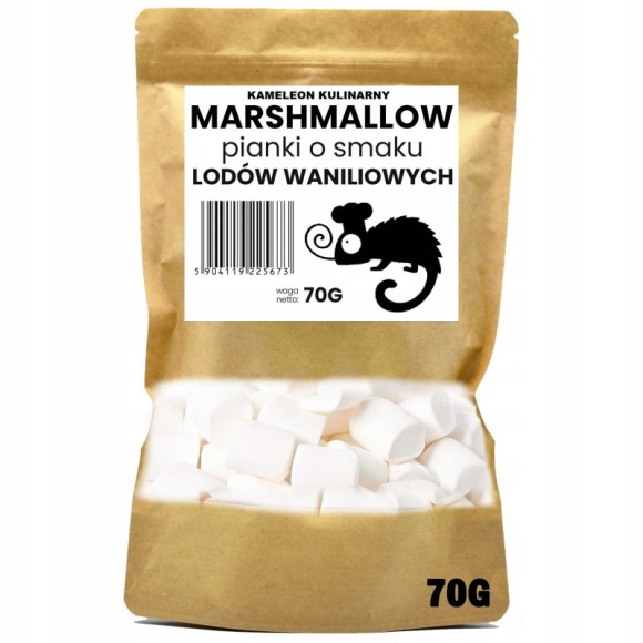 MARSHMALLOW Pianki WANILIOWE 70g KAMELEON KULINARNY