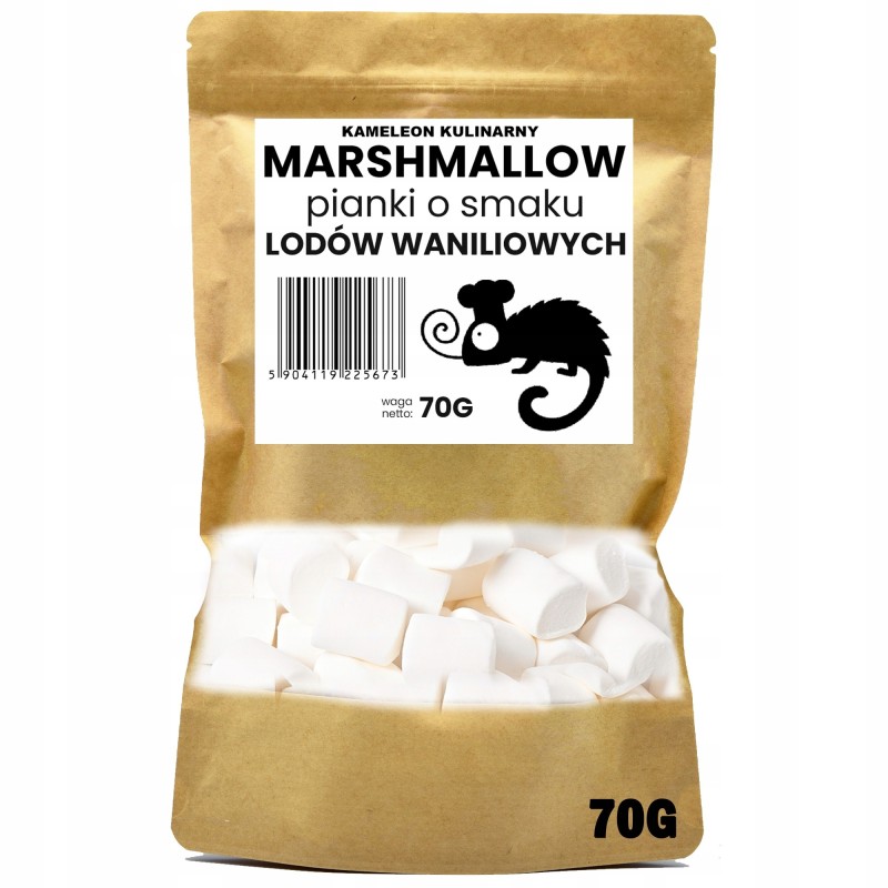 MARSHMALLOW Pianki WANILIOWE 70g KAMELEON KULINARNY