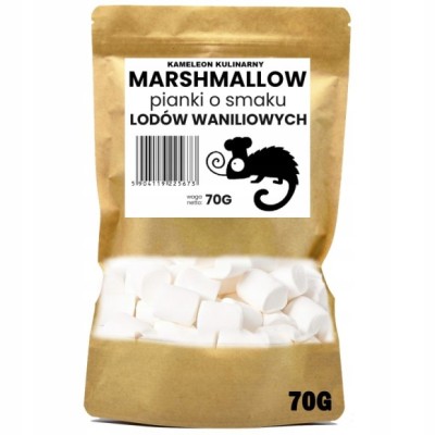 MARSHMALLOW Pianki WANILIOWE 70g KAMELEON KULINARNY
