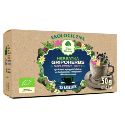 Dary Natury - herbatka GRIPOHERBS 20 saszetek