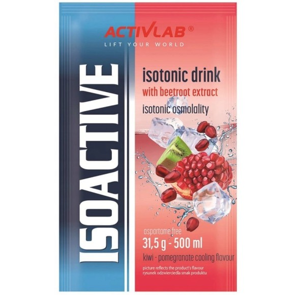 ISOACTIVE Izotonik KIWI GRANAT 31,5g 1 sztuka nr10