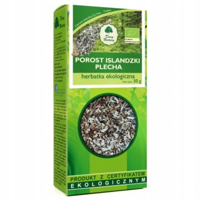Dary natury eko POROST ISLANDZKI PLECHA 50g wsparcie: ból
