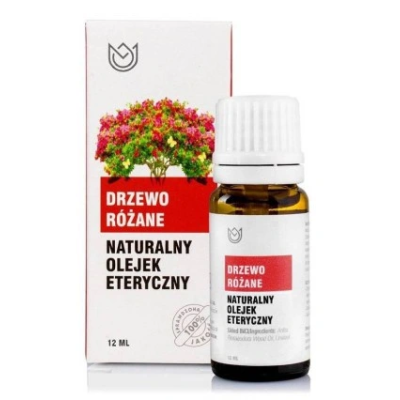 Naturalny OLEJEK ETERYCZNY DRZEWO RÓŻANE 10ml Naturalne