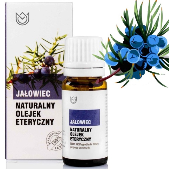 Naturalny OLEJEK ETERYCZNY JAŁOWIEC jałowcowy 12ml